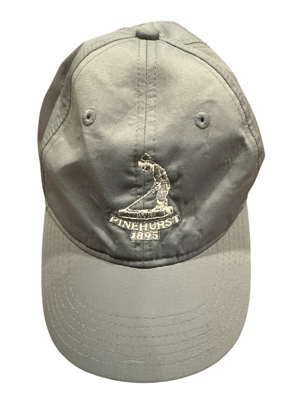 adidas Men's Light Gray Baseball Cap with Embroidered Logo